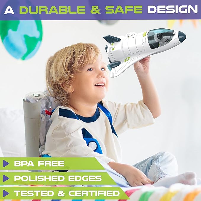 Space Shuttle Toy | Rocket Ship with Astronaut | Space Toys for Kids 3 5