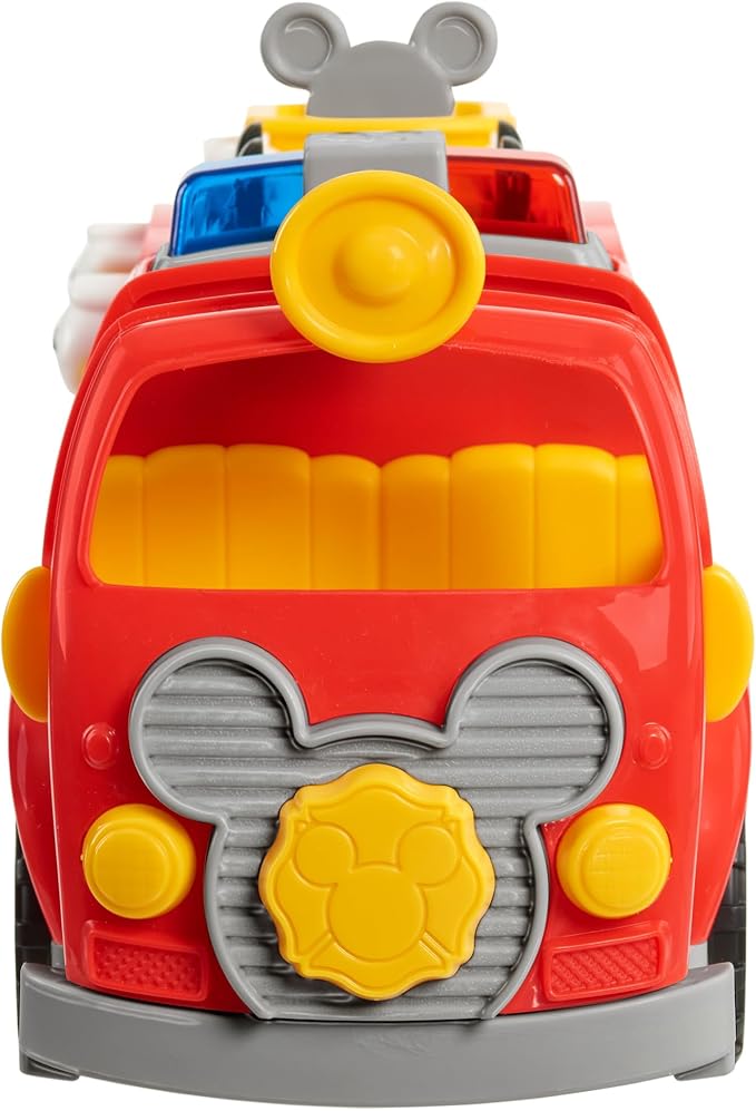 Disney’s Mickey Mouse Mickey’s Fire Engine, Figure and Vehicle Playset, Lights and Sounds