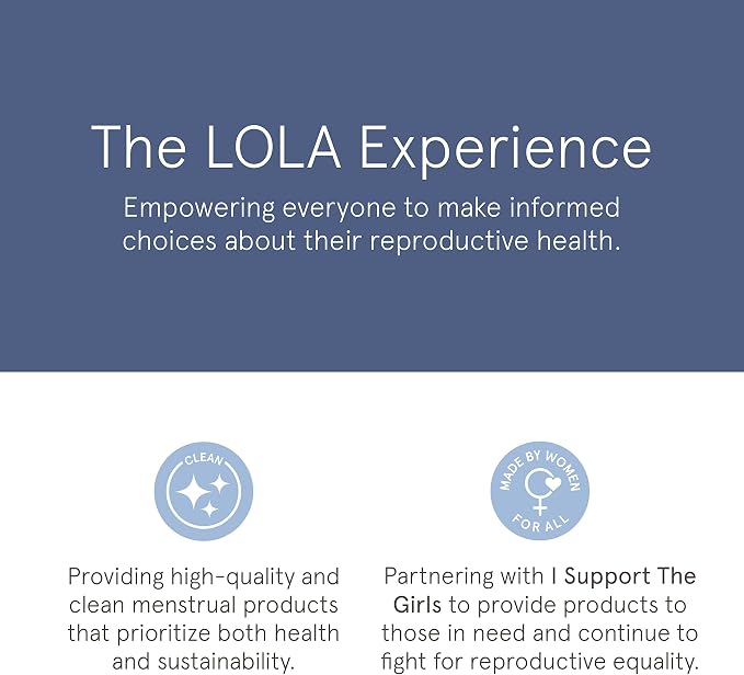 LOLA Light Organic Cotton Tampons, 32 Count - Light Non-Toxic Tampons, Period Feminine Hygiene Products, HSA FSA Approved Products Feminine Care