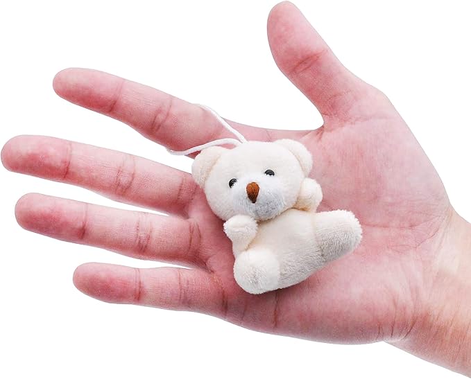 JOYIN 24 Pack Mini Animal Plush Toy Assortment (24 Units 3" Each), Animals Keychain Decoration for Kids, Small Stuffed Animal Bulk for Kids, Carnival Prizes, School Gifts, Halloween Goodie Bags