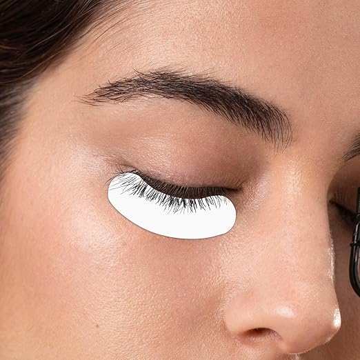 Eye Pads Lash Extensions, 100 Pieces Under Eye Pads for Lash Extensions Sticky Lash Lift Pads Eyelash Perm Pads Non-Lint Foam Eye Pads for Eyelash Extensions Perming Tinting Lifting