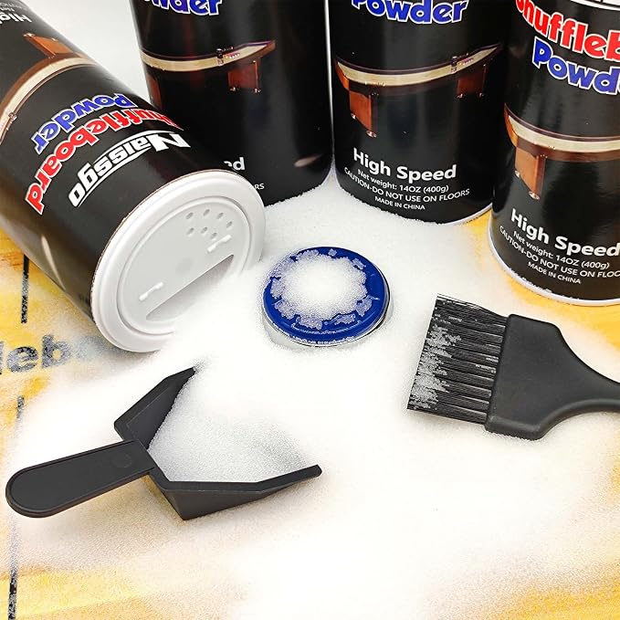 Shuffleboard Sand Wax Shuffleboard Powder Set with Small Brush & Pan