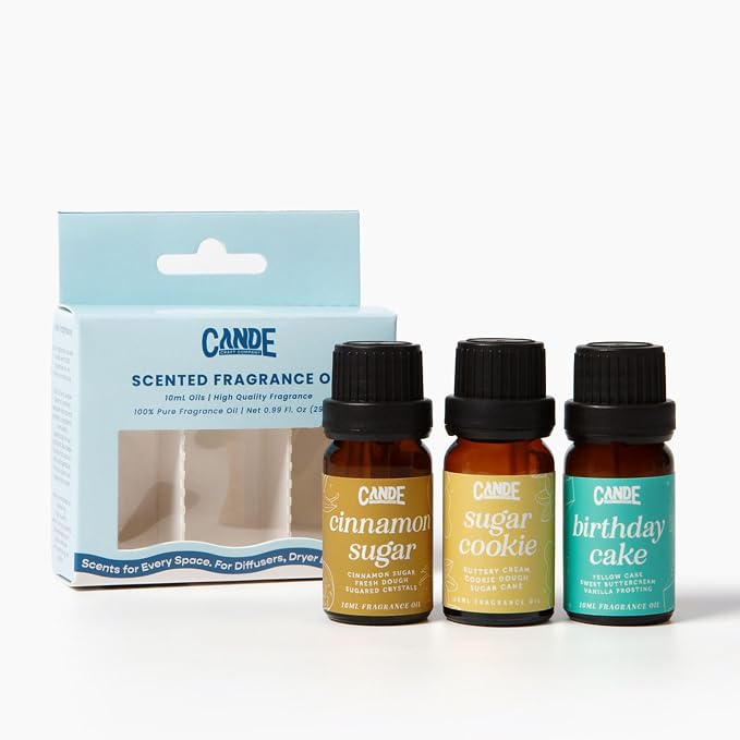 CANDECraftCo Premium Fragrance Oil Bundles – Diffuser Oils Fragrances Scented for Home, Candle Soap Making Supplies, Aromatherapy Blends for House (Fruity, 3-Pack)