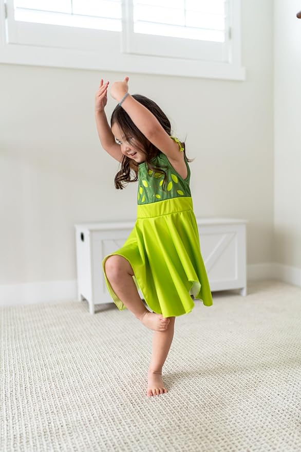 Little Adventures Tinkerbell Twirl Dress Up Costume - Machine Washable Child Pretend Play Party Dress