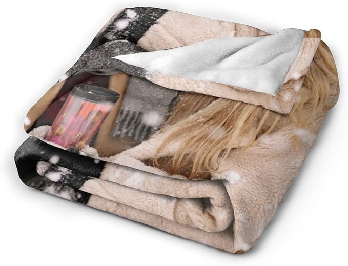 Custom Blanket with Picture Text, Personalized 1 Photo Blanket, HD Printing Customized Flannel Throw Blanket Gifts for Mom Dad Couple Girlfriend Boyfriend Wife Husband