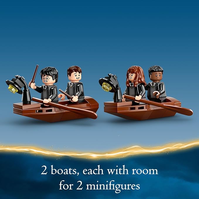 LEGO Harry Potter Hogwarts Boat House Building Toys - Harry Potter Toys for Kids, Girls & Boys, Age 8+ - Birthday Gift with 5 Minifigures - 76426