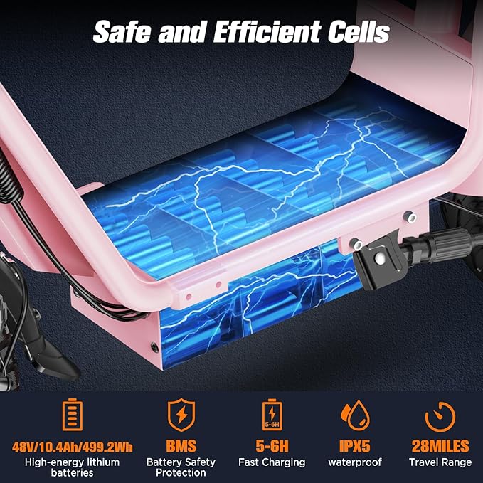 C14 Electric Scooter for Adults with Seat – High-Performance, Foldable E-Scooter with 900W Peak Power, 20MPH, 28-Mile Range, and Dual Disc Brakes,High Strength Frame,330lbs Max Load. UL2272
