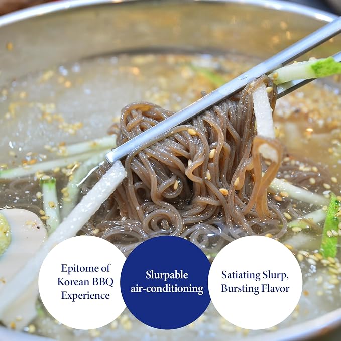 Wang Korean Cold Noodle Pyeongyang Naengmyeon, Slurpable Air Conditioning, 22 Ounce, 4 Servings