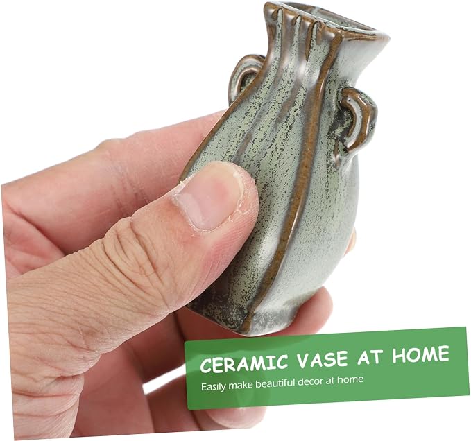 Ceramic Vase Set and Plant Container House Decor Farmhouse Style Modern Decorative