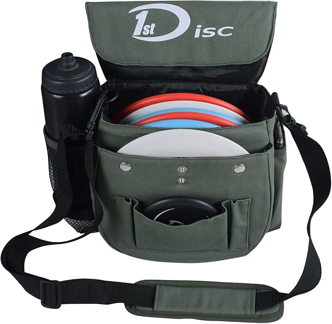 Disc Golf Set- Putter, Mid-Range, Driver, Mini Disc, Towel with Bag