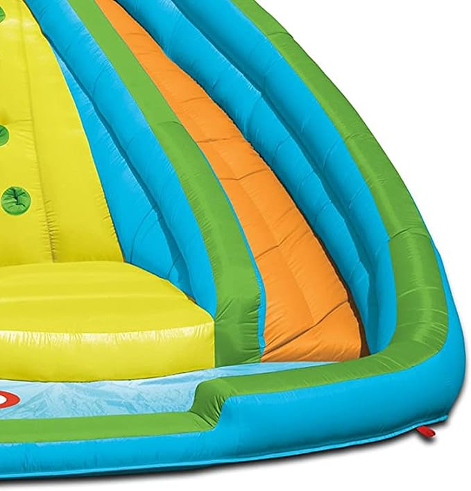 Little Tikes Rocky Mountain River Race Inflatable Slide Bouncer, 161" L x 169" W x 103" H/Weight: 50.00 lbs., Multicolor