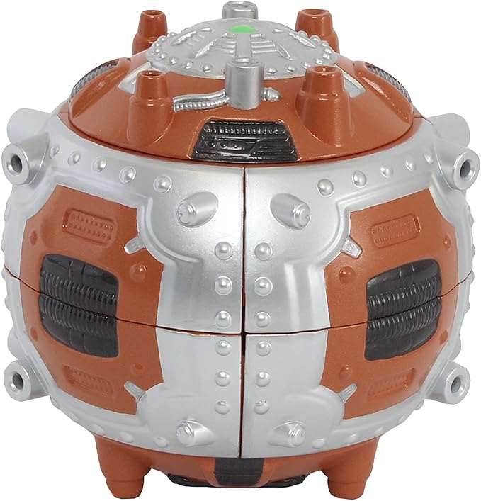Giga Bots - SCRAPBOT | Energy Core Transforms Into 13 Inch Action Figure | Chief Builder & Mechanic | Unique Toy Combat Attachments and Skills | Includes 33 Buildable Pieces