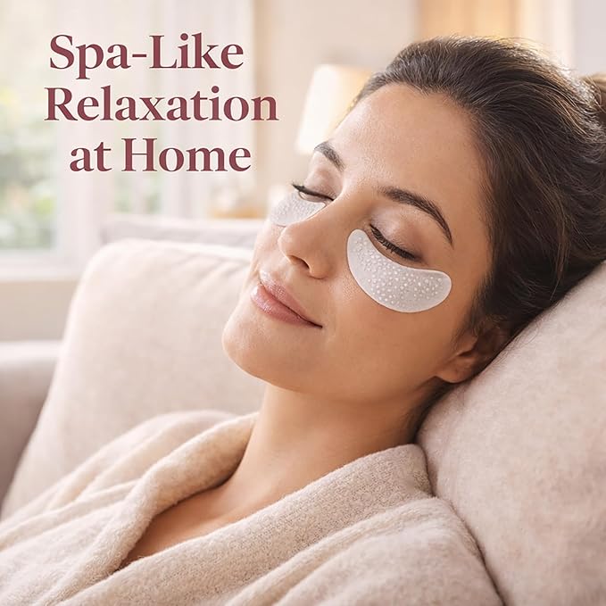 Micro Eye Patches, Deeply Hydrating Anti-Wrinkle Patches, Contains Hyaluronic Acid and Collagen for Dark Circles, Smooth Application Forehead & Smile Line Patches for Women (2)