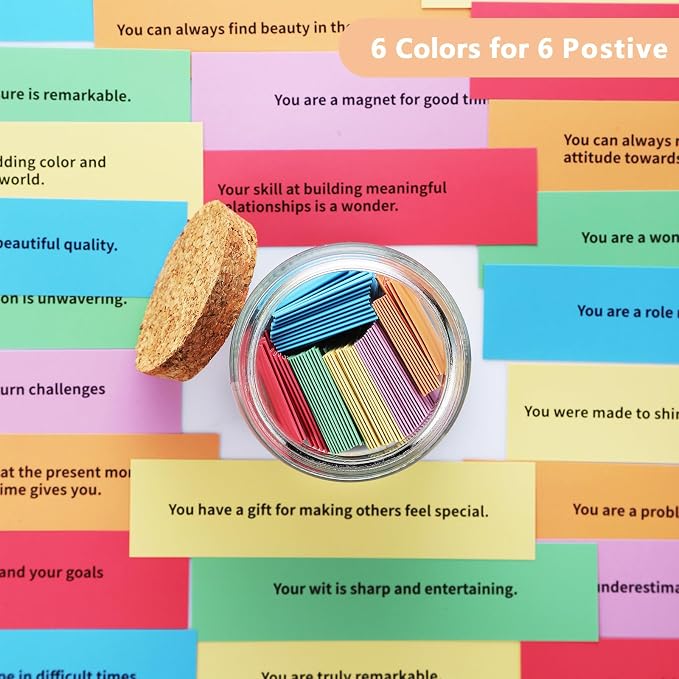You are Awesome Jar-Motivational Positive Affirmation Cards,Self Care Thoughtful Encouragement Inspirational Gifts for Women Men Teen Girls Daughter Son Friends Coworker,Thank You Appreciation Gifts
