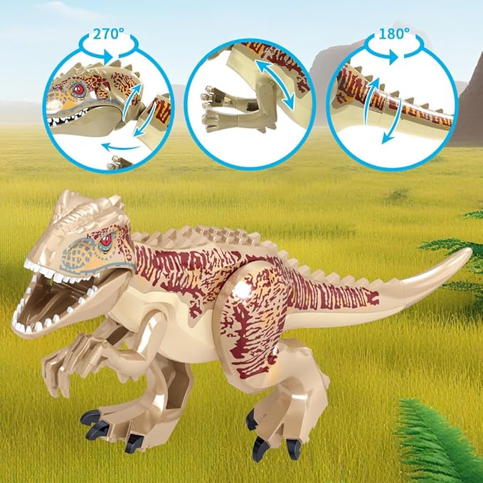 546 Pcs Dinosaurs Building Blocks Set, Dinosaur Toys for Age 6+Years,Dinosaur Park World, Construction Dino Birthday Gifts for Boys