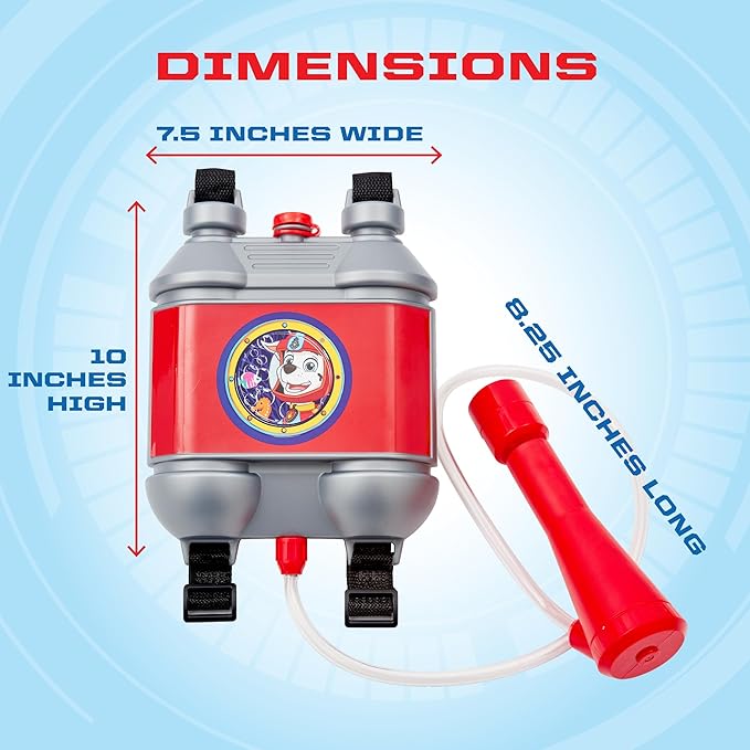 Paw Patrol Water Backpack Water Toy, Outdoor Water Blaster for Kids