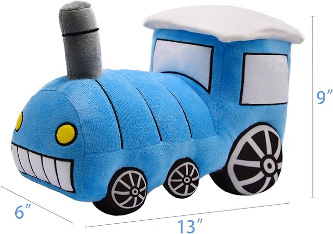 Soft Train Stuffed Locomotive Toy Super Cute Plush Choo-Choo Excellent Gifts for Kids or Birthday Party 13 Inches