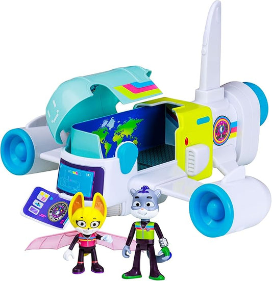 P.M.I. The Creature Cases R.O.N. Jet Playset – Action-Packed Airborne Command Center with Moving Parts, Detailed Design, and Space for Figures by PMI Toys