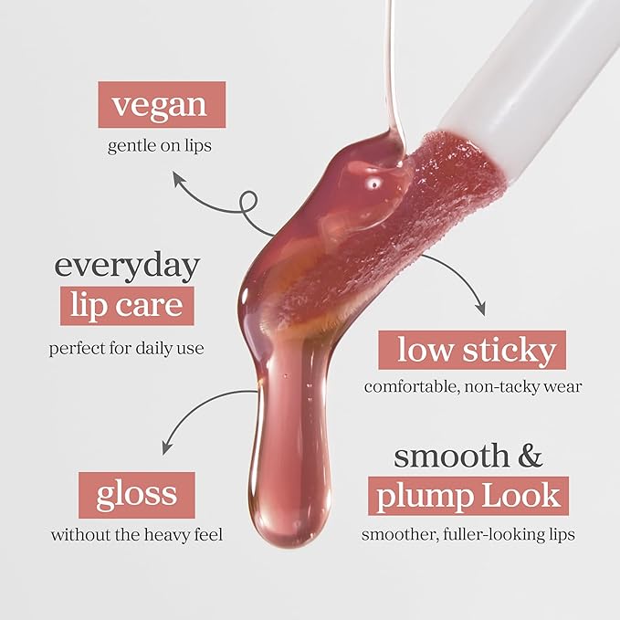 NOONI Korean Lip Oil - Applecranberry | Long-Lasting, Moisturizing, Plumping, Revitalizing for Dry Lips, Waterproof, No Peel Off, Hydrating, Stocking Stuffers, Gifts For Teen Girls, 0.12 FL Oz