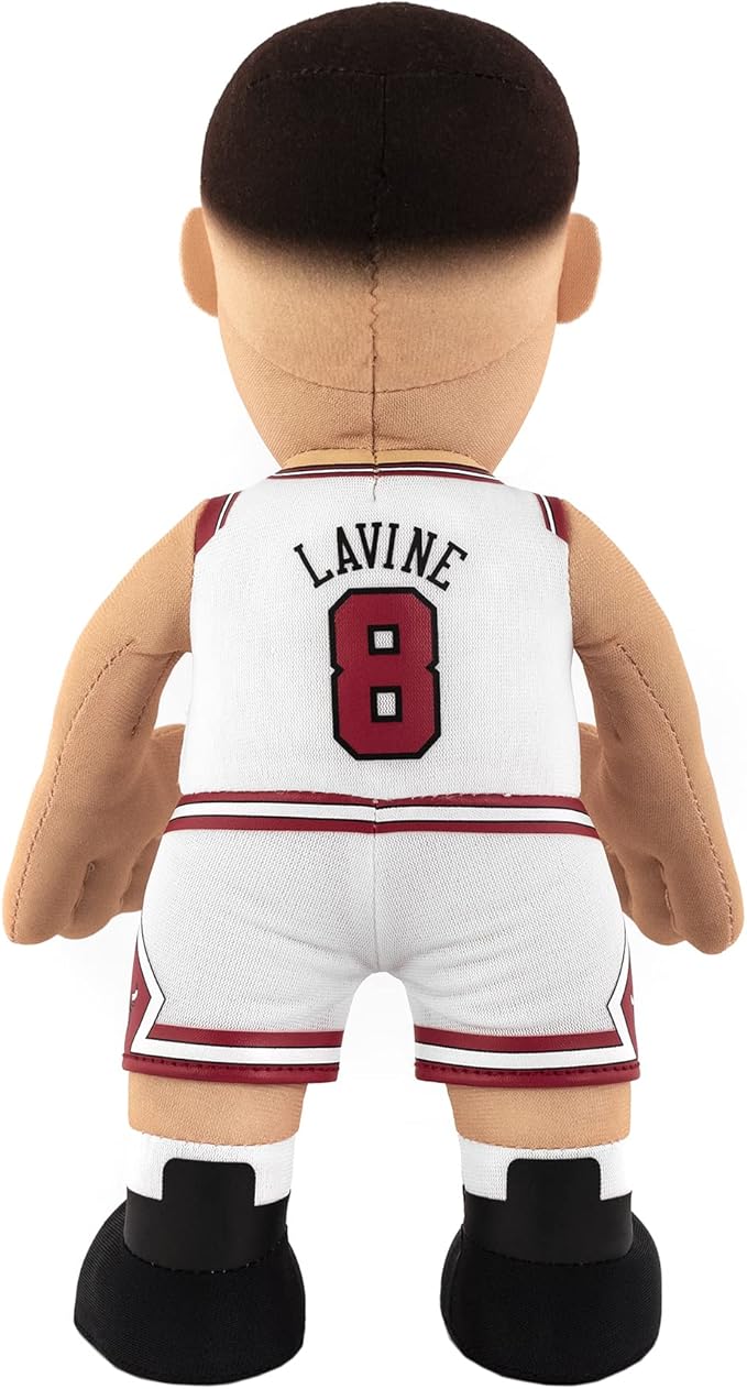 Bleacher Creatures Chicago Bulls Zach LaVine 10" Plush Figure - A Superstar for Play Or Display