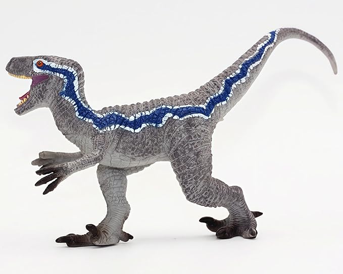 Gemini&Genius Velociraptor Action Figure Toy for Kids, Dinosaur Toy Figurine, Great Birthday Gift, Cake Topper, Role Play, Collection Dino for Kids