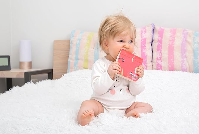 Baby Book Toy, Soft Cloth Crinkle Books for Babies with Teether, Infant Toys 0-3-6-12-18 Months, Shower Baby Gifts, Teething Toy for Boys Girls- Fish, Shark-1PC Book