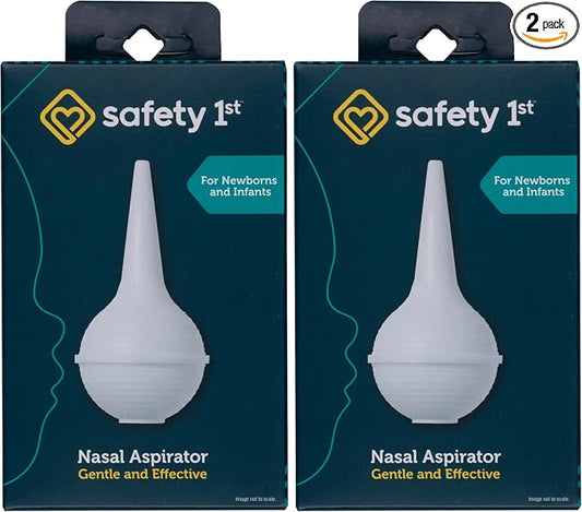 Safety 1st Nasal Aspirator, White, One Size (Pack of 2)