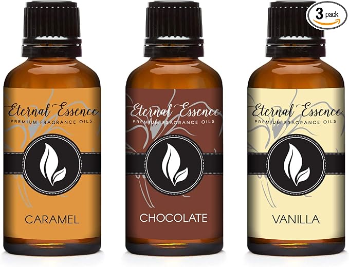 30ML - Trio (3) - Vanilla, Chocolate & Caramel - Premium Fragrance Oil Trio - 30ML