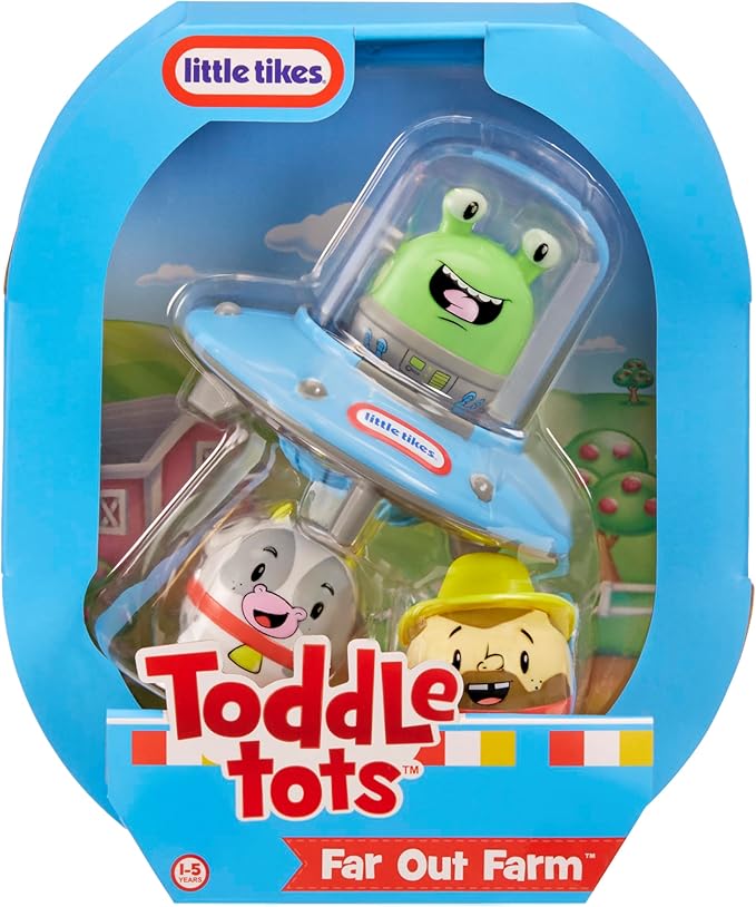Little Tikes Toddle Tots Far Out Farm, Toddler Playset, Spaceship & 3 Character Figures for Pretend Play, Gift and Toy for Toddlers and Kids Girls Boys Ages 1-5 Years