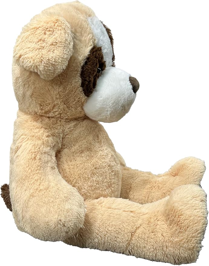 Anico 36" Tall (3 Foot) Big Plush Beige and Brown Dog, Stuffed Animal with Smiling Face. Premium Stuffed Toy Teddy Dog, Perfect for Girlfriend, Kids, Valentine's Day, Christmas!