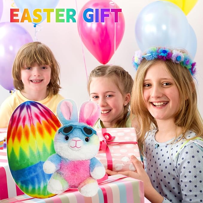 Easter Bunny Egg Toy with Zipper – Easter Bunny Egg Plush Pillow Decoration – Soft and Cuddly for Boys and Girls Plush Toy