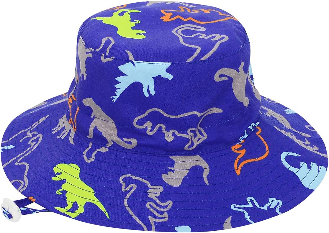 Baby Sun Hat UPF 50+ Sun Protective Toddler Bucket Hat Summer Kids Beach Hats Wide Brim Outdoor Play Hat for Boys Girls