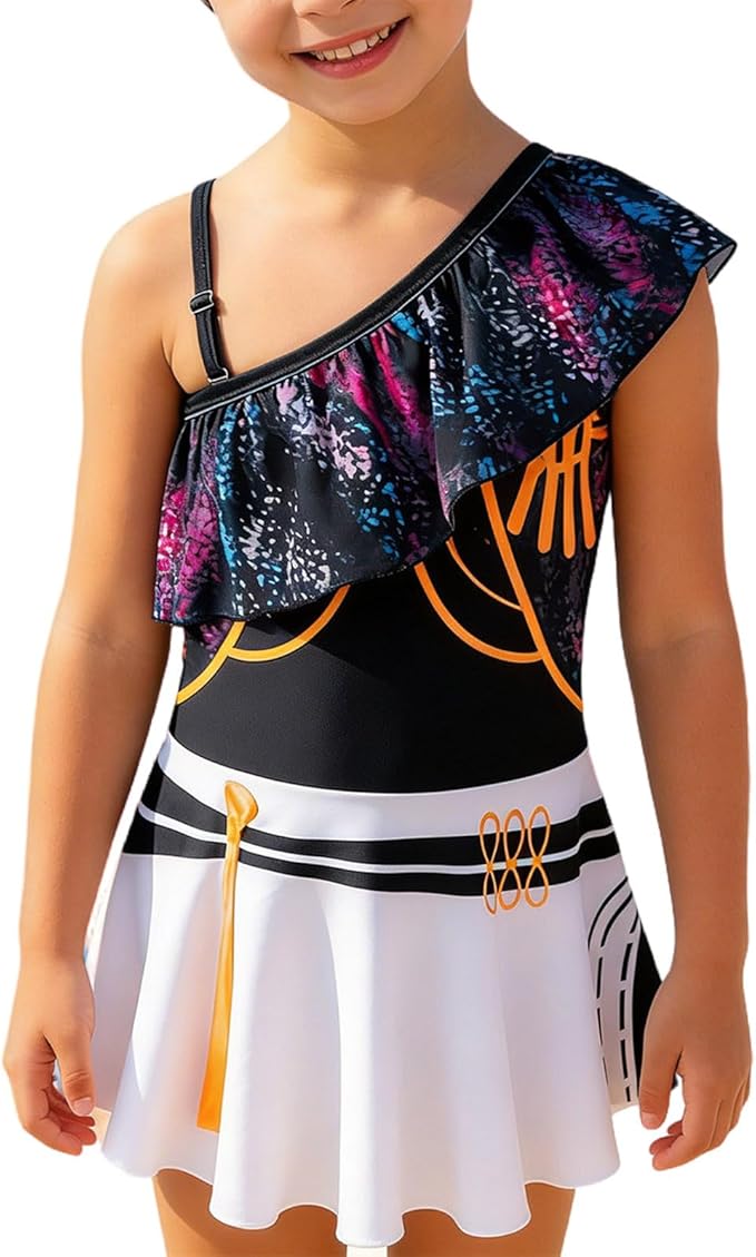 One Piece Swimsuit for Girls Demon Hunter Merch Costume Swimwear for Kids Bathing Suit
