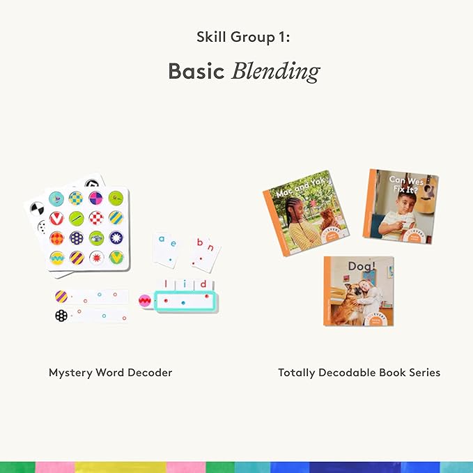 Lovevery Reading Skill Set, Learn to Read for Kindergarten and 1st Grade, Fun Phonics Games and Books, Part 2