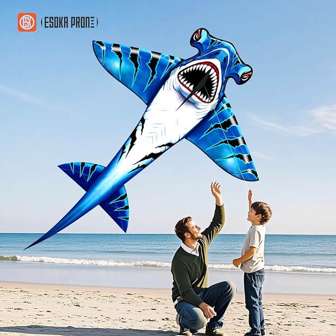 Large Kite with String Reel, Safe and Easy to Fly Kites for Kids and Adults,Outdoor Parent-Child Toy Gift,Perfect for Beach Park Family Outdoor Activities and Games.