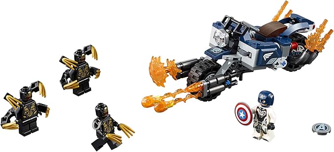LEGO Marvel Avengers Captain America: Outriders Attack 76123 Building Kit (167 Pieces)