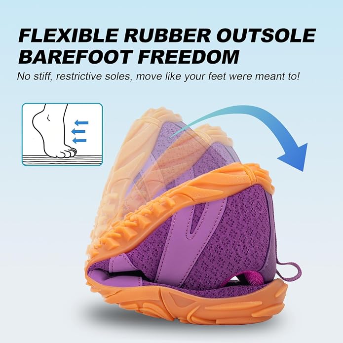 ELETON Barefoot Shoes Women Men Footwear, Wide Toe Box Hiking Zero Drop Non-Slip Quick-Dry River Boat Pool Beach Water Shoes, Lightweight Swimming Running Walking Sneakers Unisex