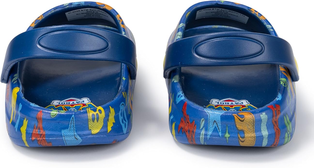 Paw Patrol Water Shoes for Toddlers - Marshall Clogs for Kids - True Sizing, Durable, Lightweight & Breathable Design Featuring Marshall from