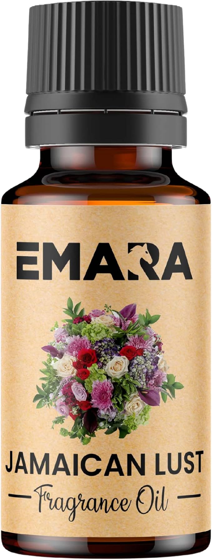 EMARA All Natural Floral Jamaican Lust Essential Oil for Diffusers, Skin Care, Aromatherapy Fragrance Oil, Organic Therapeutic Grade 15 mL (1/2 fl oz)