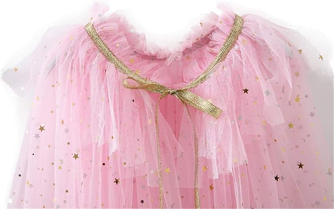 FKKFYY Rainbow Cape Cloak for Girl Princess