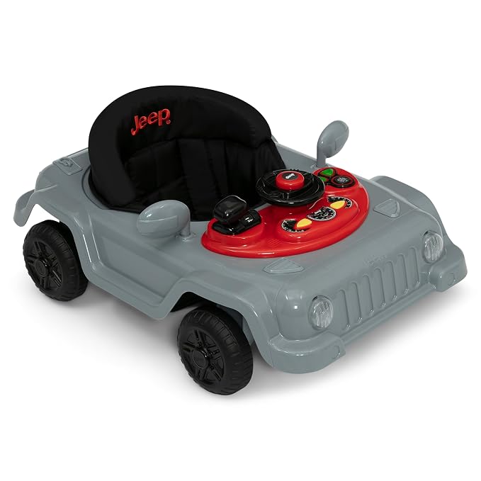 Jeep Wrangler Activity Walker by Delta Children, Grey