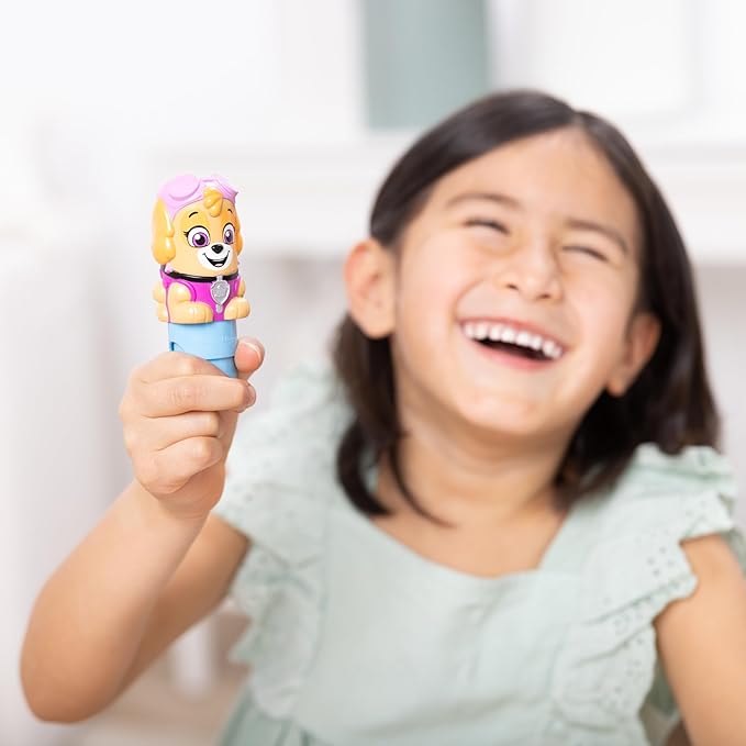 Melissa & Doug Sticker Wow!™ PAW Patrol Skye Bundle: 24-Page Activity Pad, Sticker Stamper, 500 Stickers, Mini Pad, Arts and Crafts Fidget Toy Collectible Character