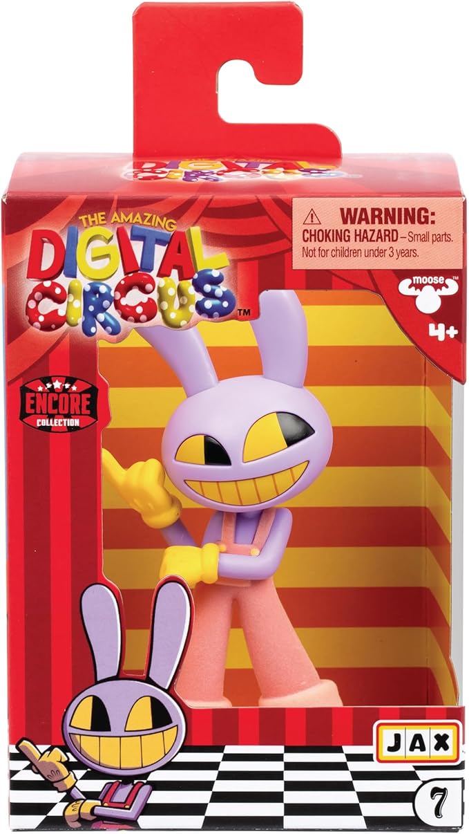 The Officially Licensed Jax Vinyl Figure, Quality 4"/10.1 CM Boxed Collectible Figure with Flocked Outfit and Collector Card, 7 Vinyl Figures to Collect in Encore Collection