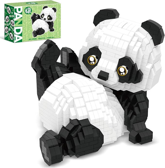 Mini Building Blocks Animals Sets for Goodie Bags, 1154 PCS Micro Mini Panda Building Toy Bricks for Adults, Party Favors for Kids 12+ 14+, Birthday Gift for Boys Girls, Carnival Prizes