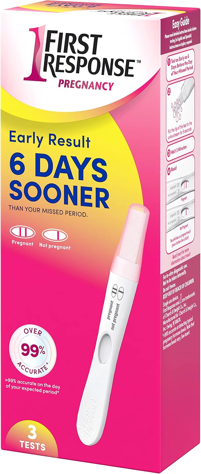 First Response First Response Early Result Pregnancy Test, 3 Count(Pack of, 3 CT