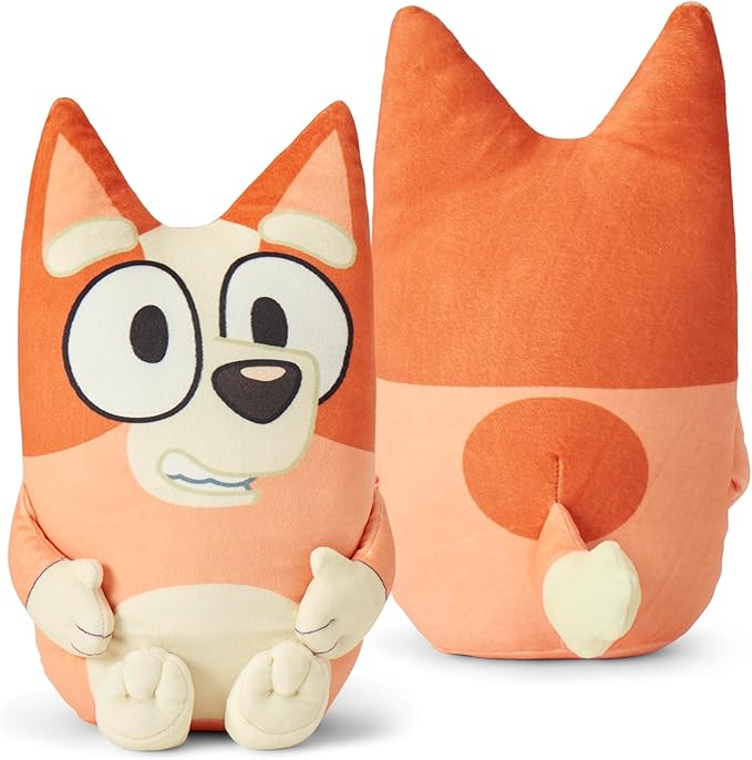 Northwest Bluey Sweet Sticker Fun Hugger Pillow & Silk Touch Throw Blanket Set, Stuffed Animal, 50x60 inch Blanket and 11 inch Plushie