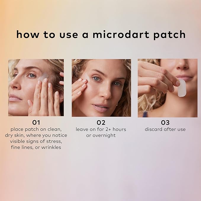 The Good Patch Un-Wrinkle Microdart Anti Wrinkle Patches for Crow’s Feet and Between Eyes, Made with Sodium Hyaluronate, Aloe Vera, Peptides, Clinically Proven (8 Total Microdart Patches)