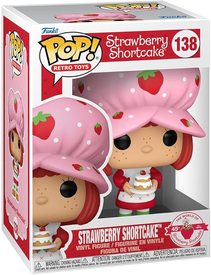 Funko POP! Retro Toys: Strawberry Shortcake - Strawberry Shortcake - Collectable Vinyl Figure - Gift Idea - Official Merchandise - for Kids & Adults - TV Fans - Model Figure for Collectors and Display