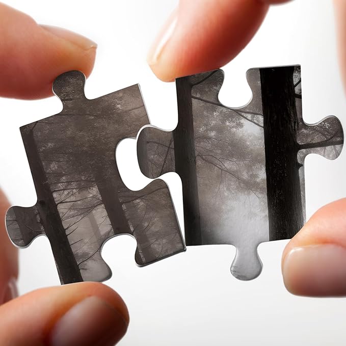 Mystery Forest Landscape Puzzles for Adults 1000 Pieces, Impossible Mystic Nature Plant Jigsaw Puzzles, Hard Difficult Tree Scenic Puzzle