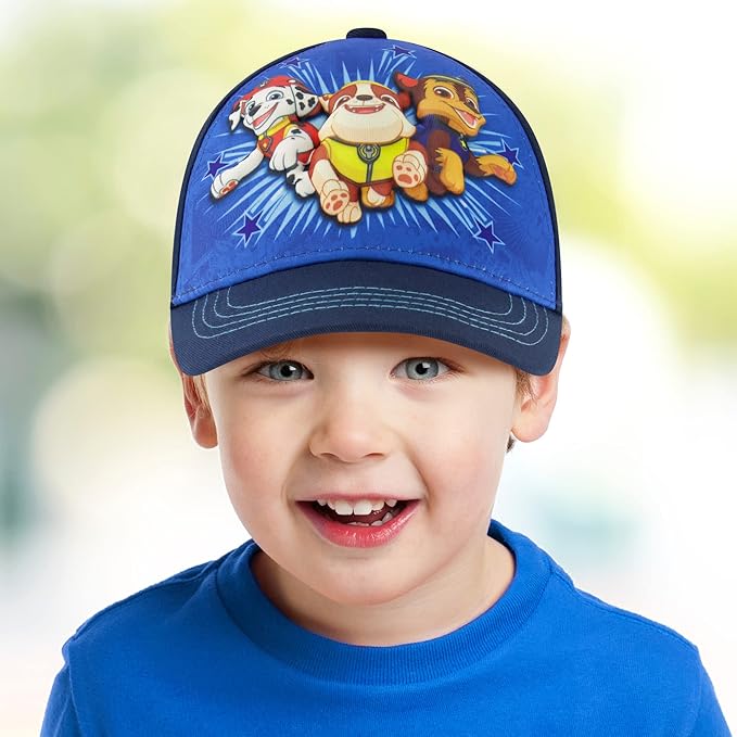Nickelodeon Boys Baseball Cap, Paw Patrol Marshall Adjustable Toddler Hat, Ages 2-4 Or Boy Hats for Kids Ages 4-7